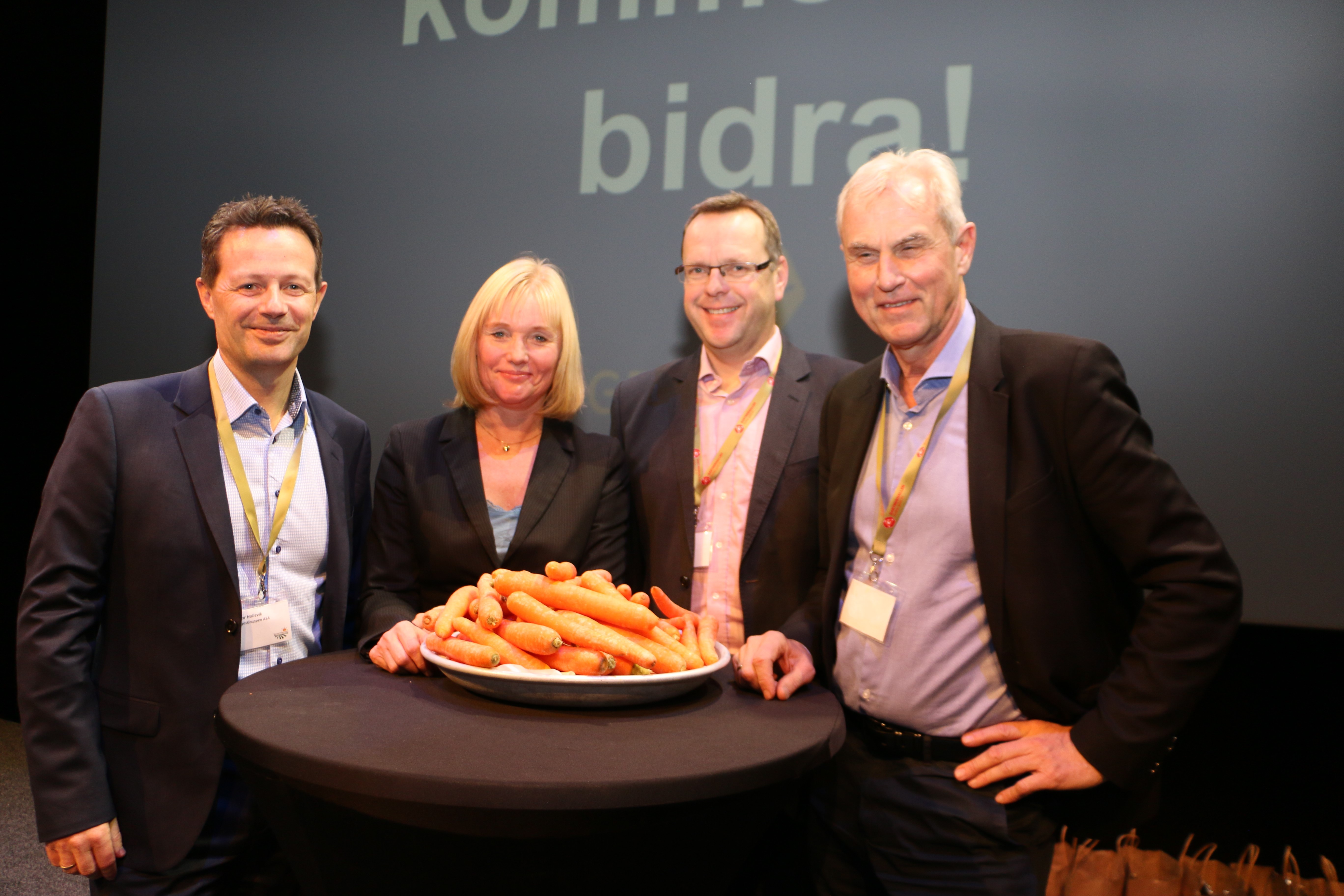 Grofondet ble lansert under Gartnerkongressen av Runar Hollevik konsernsjef i NorgesGruppen, Alvhild Hedstein leder for Grofondet, Anders Nordlund styreleder i Gartnerhallen og Rune Flaen adm. direktør i BAMA.